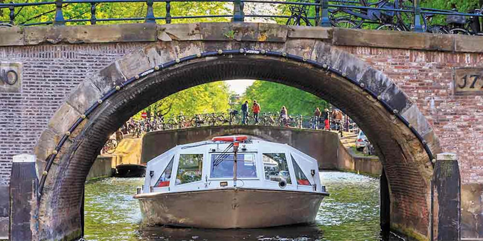 Canal cruise in Amsterdam
