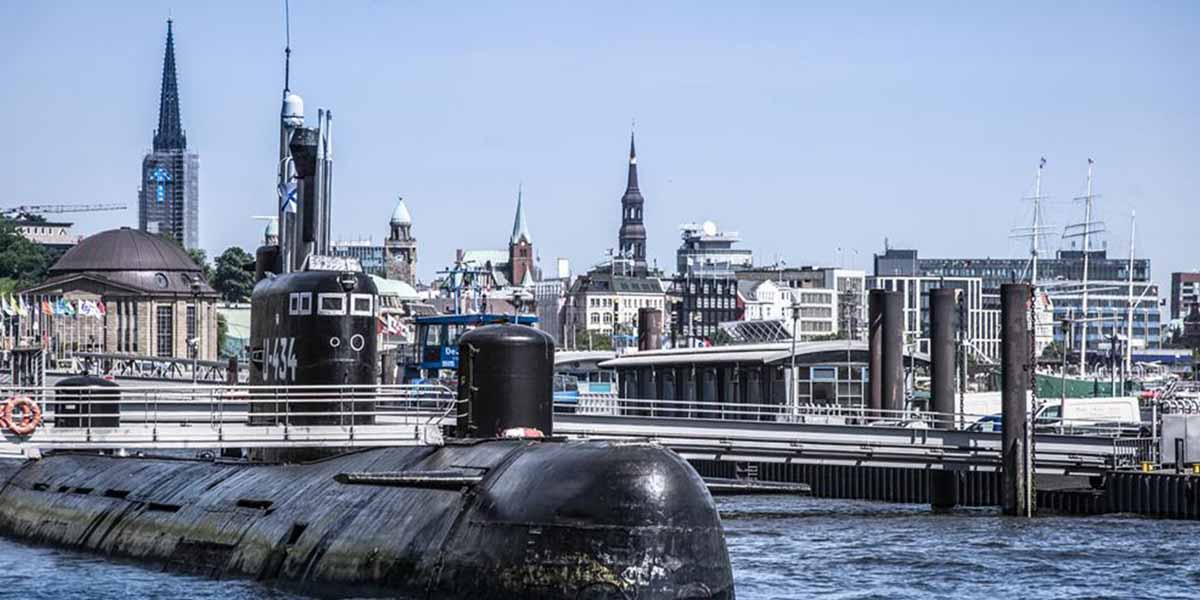 Submarine in Hamburg 