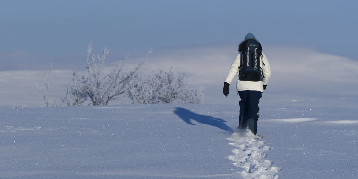 Hafjell Walking in snow - Credit Terje Rakke VisitNorway.com 