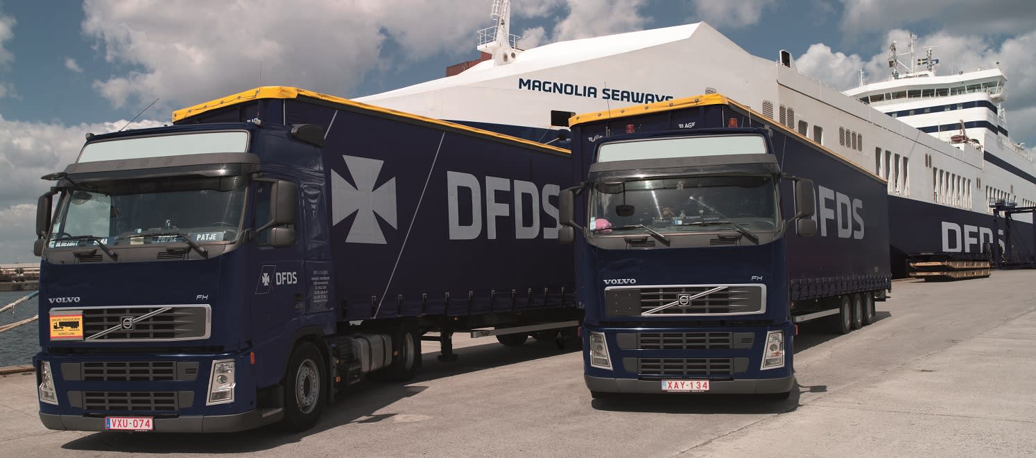 DFDS trucks Magnolia