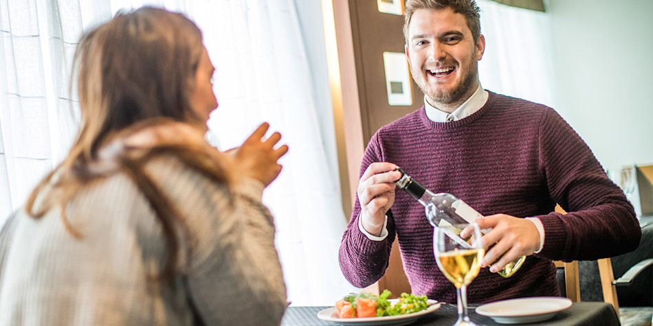 Onboard restaurants Amsterdam-Newcastle