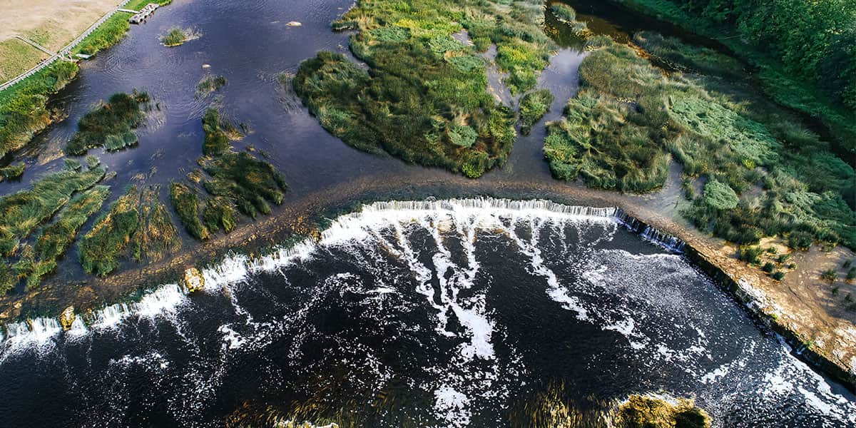 Waterfall in Latvia