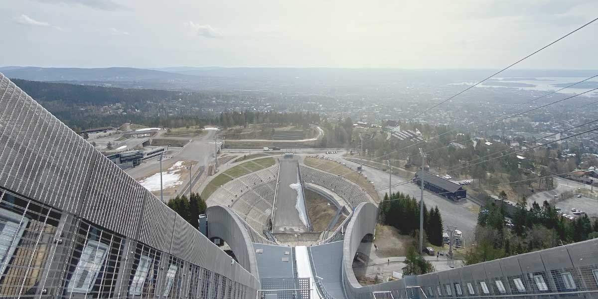 Holmenkollen skijump - view