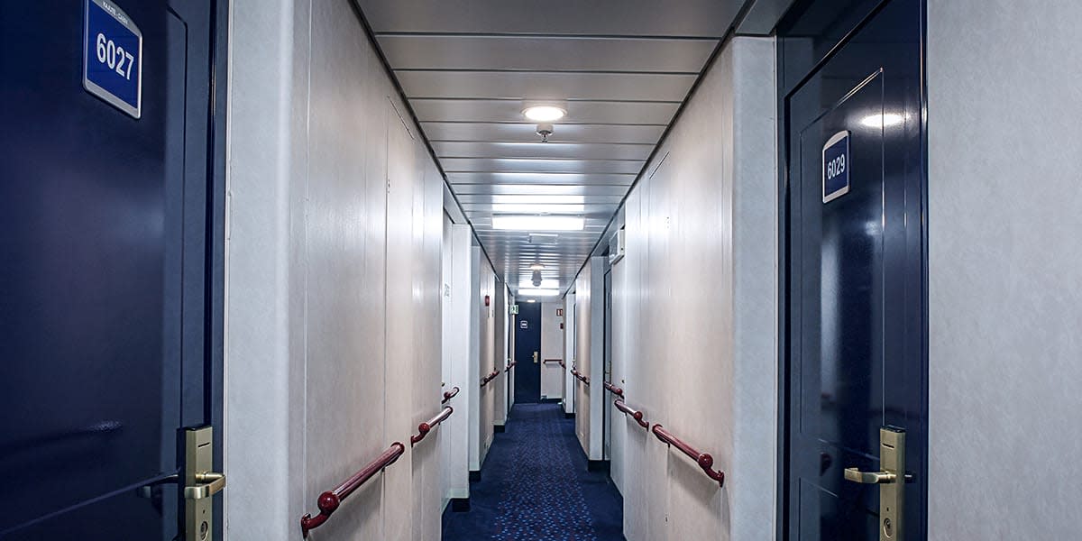 Corridor onboard Klaipeda-Kiel