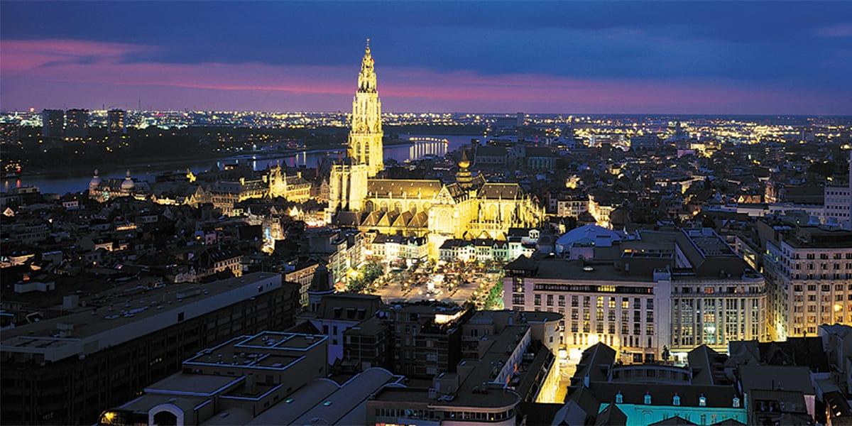 Antwerp at night