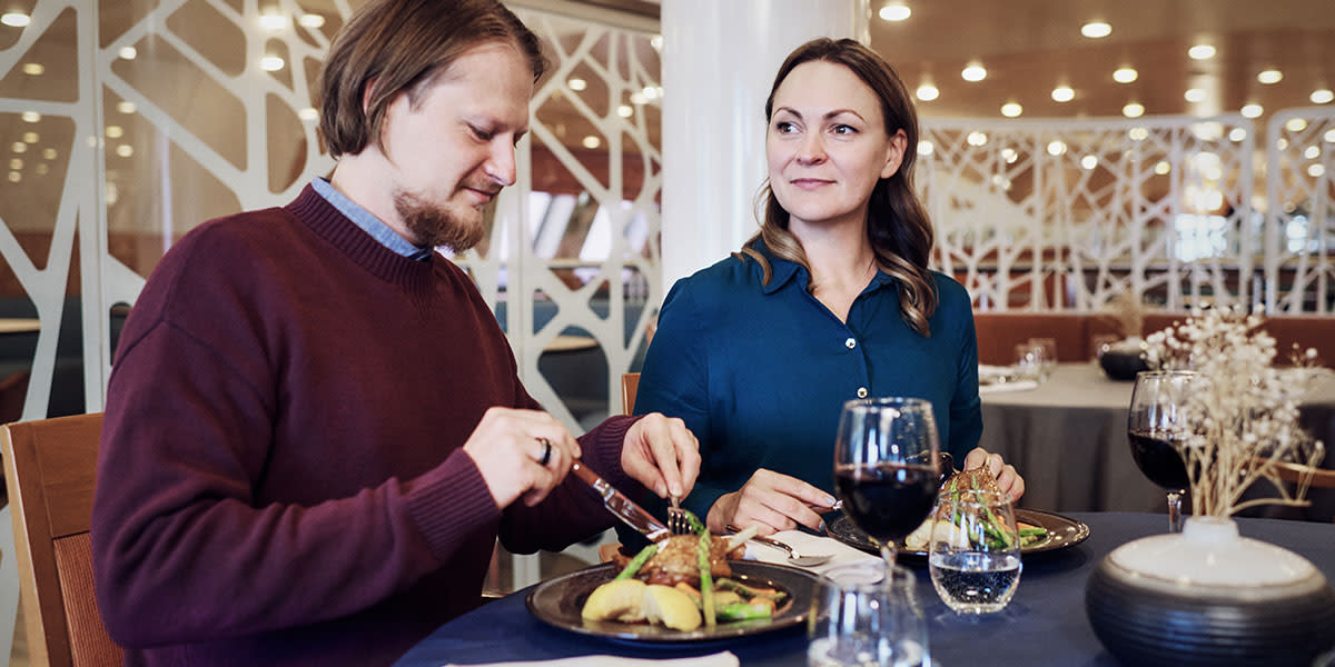 People dining at Mare Balticum restaurant