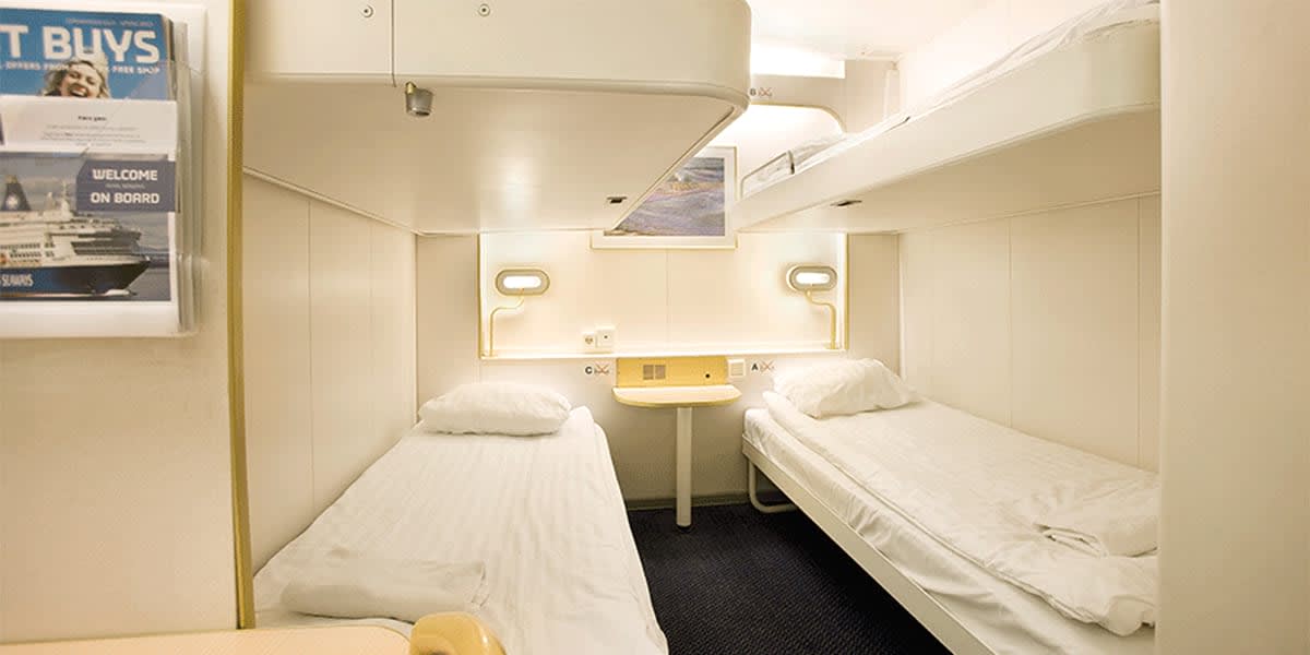 Standard inside cabin onboard Copenhagen-Oslo