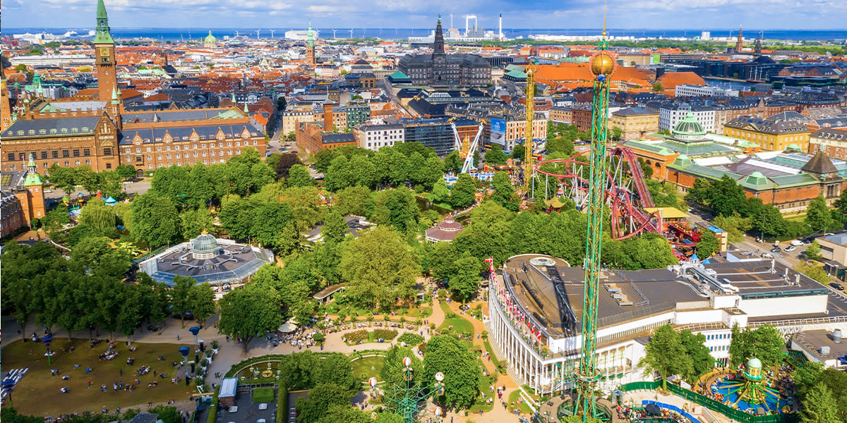 Tivoli in Copenhagen, Denmark