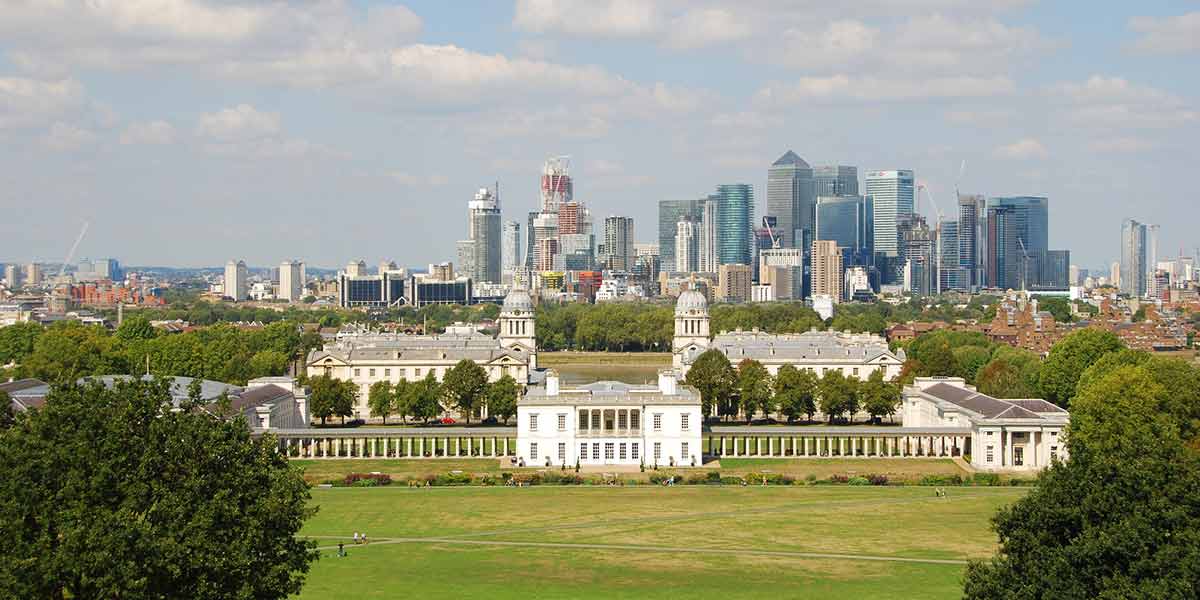 Vue panoramique de Londres