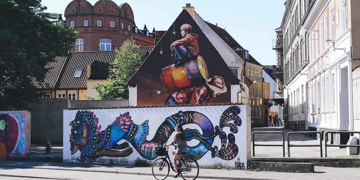 Aalborg street-art  - Visitaalborg PhotoCredit Kim-Mikael Jensen