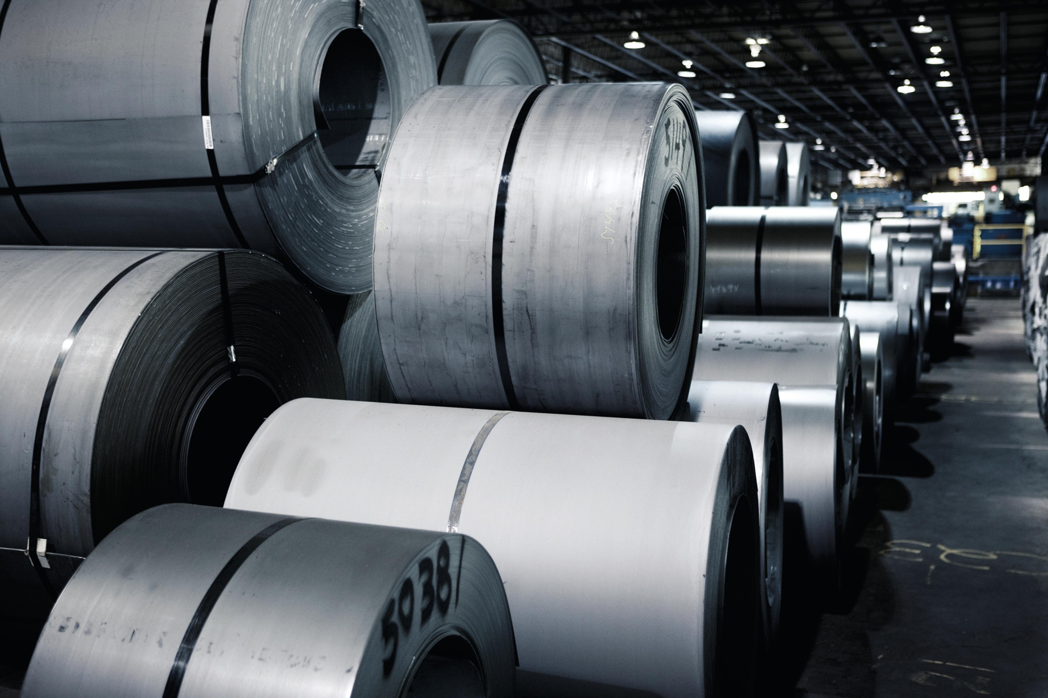 DFDS Warehouse Steel Rolls