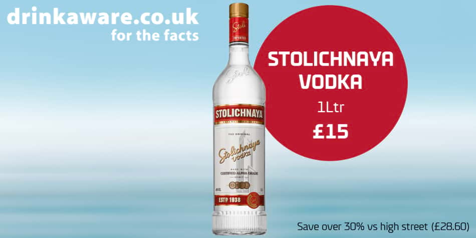 Shop offers Dover-Dunkirk and Calais Vodka
