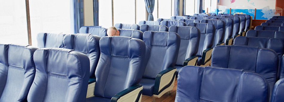 onboard reclining chairs dieppe-newhaven ferry
