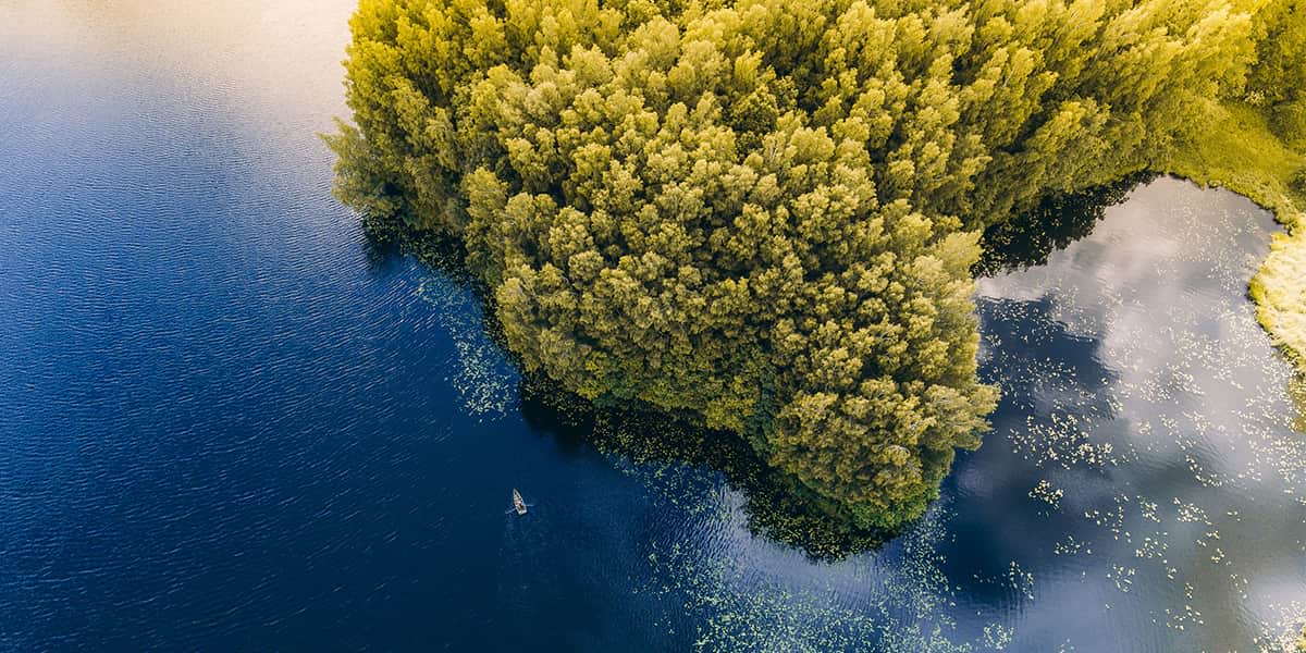 Lake in Lithuania