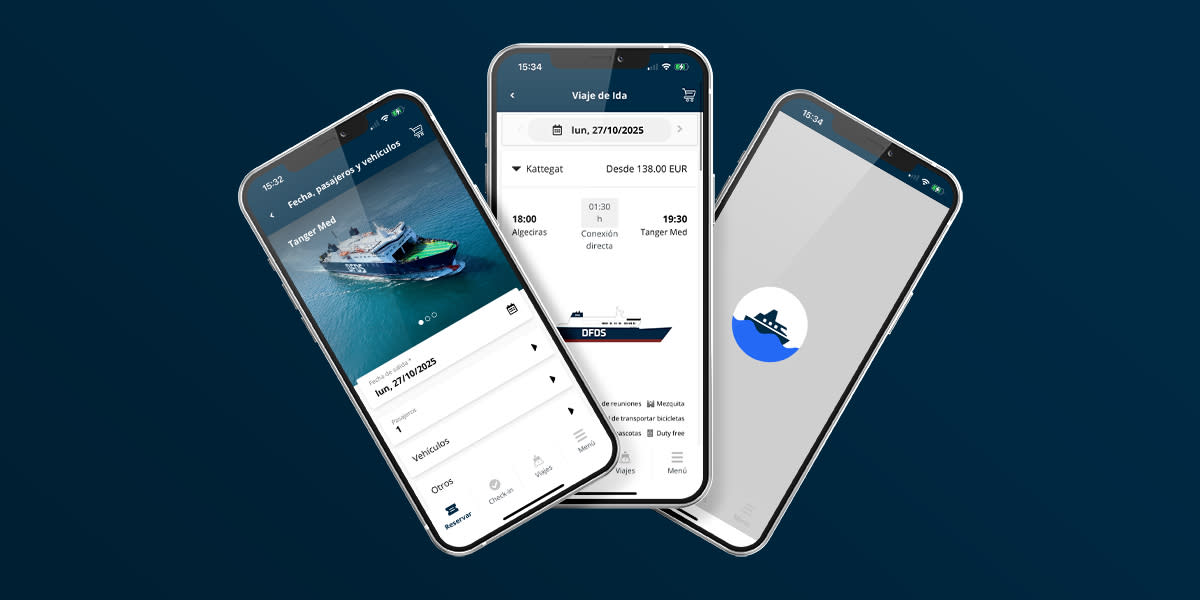 FRS DFDS FERRY APP Multiple Screens FRS DFDS FERRY APP Multiple Screens