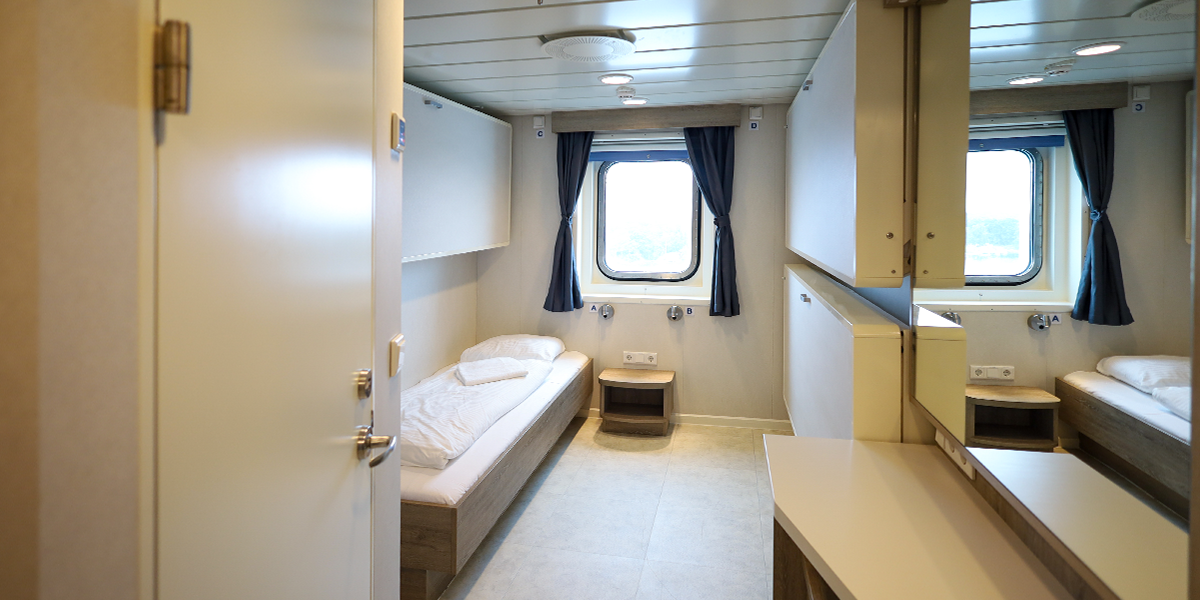 Pet-friendly cabin on Aura Seaways and Luna Seaways
