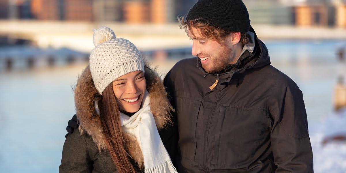 Couple in Copenhagen winter  winter promo