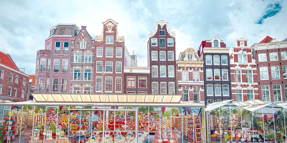 Flower market in Amsterdam