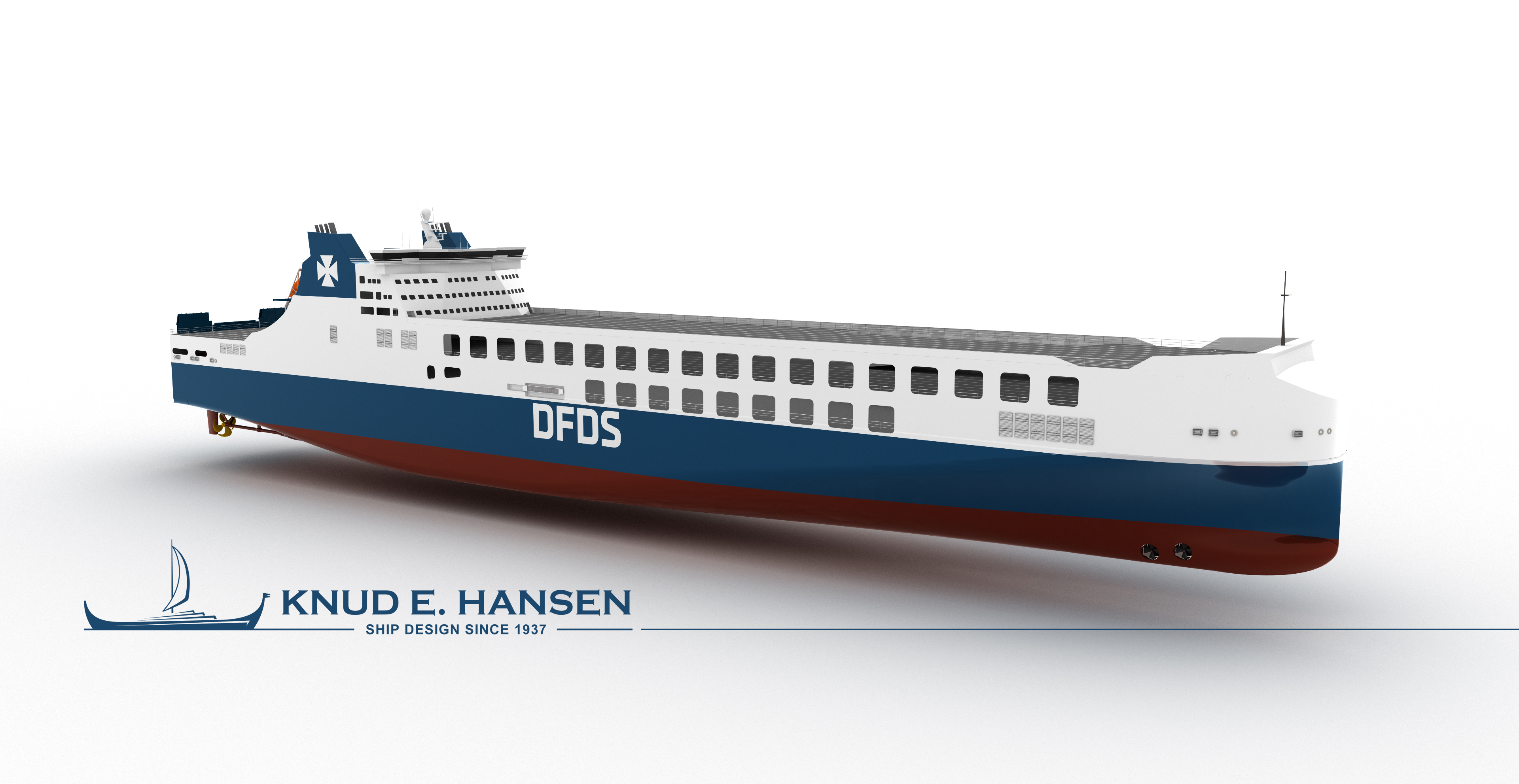 CSC Jinling Shipyard. DFDS. RoRo design by KNUD E. HANSEN 2