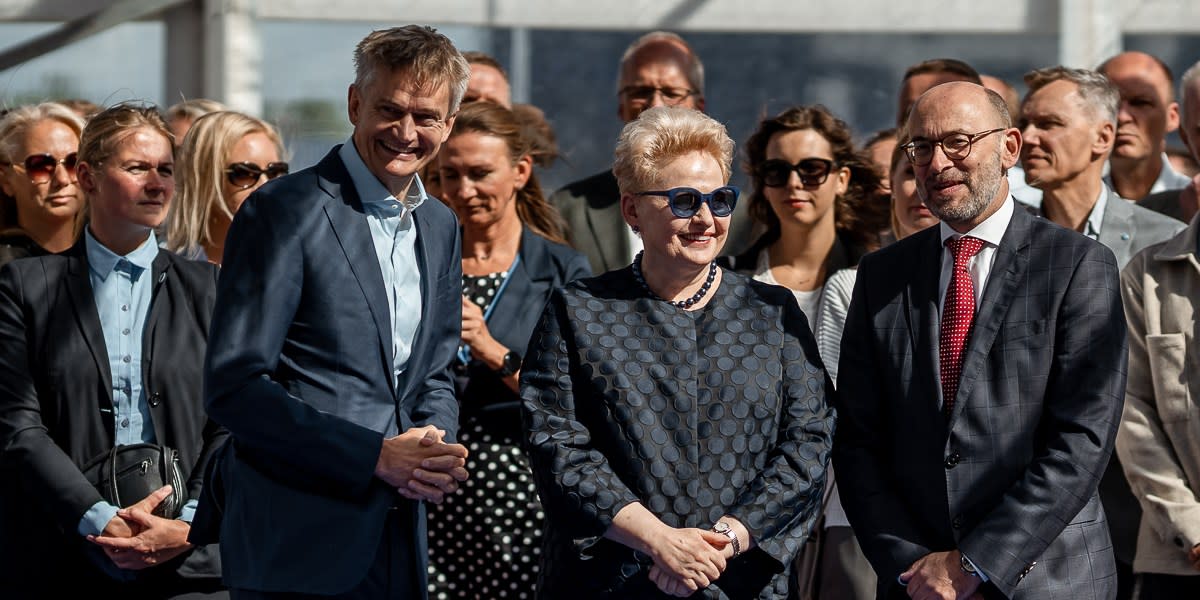 D.Grybauskaite christening Luna ferry