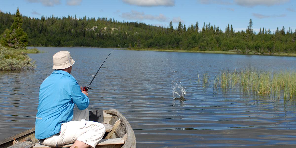 Fishing at Kvitfjell - Norway Photocredit Kvitfjell alpinanlegg