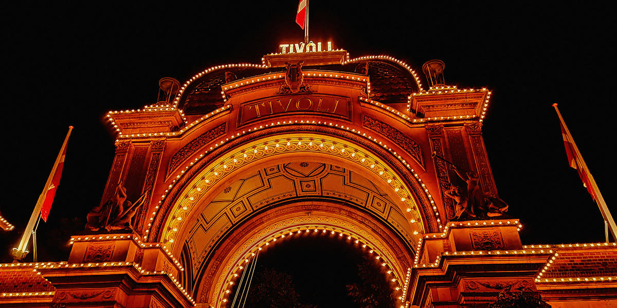 Tivoli in Copenhagen, Denmark