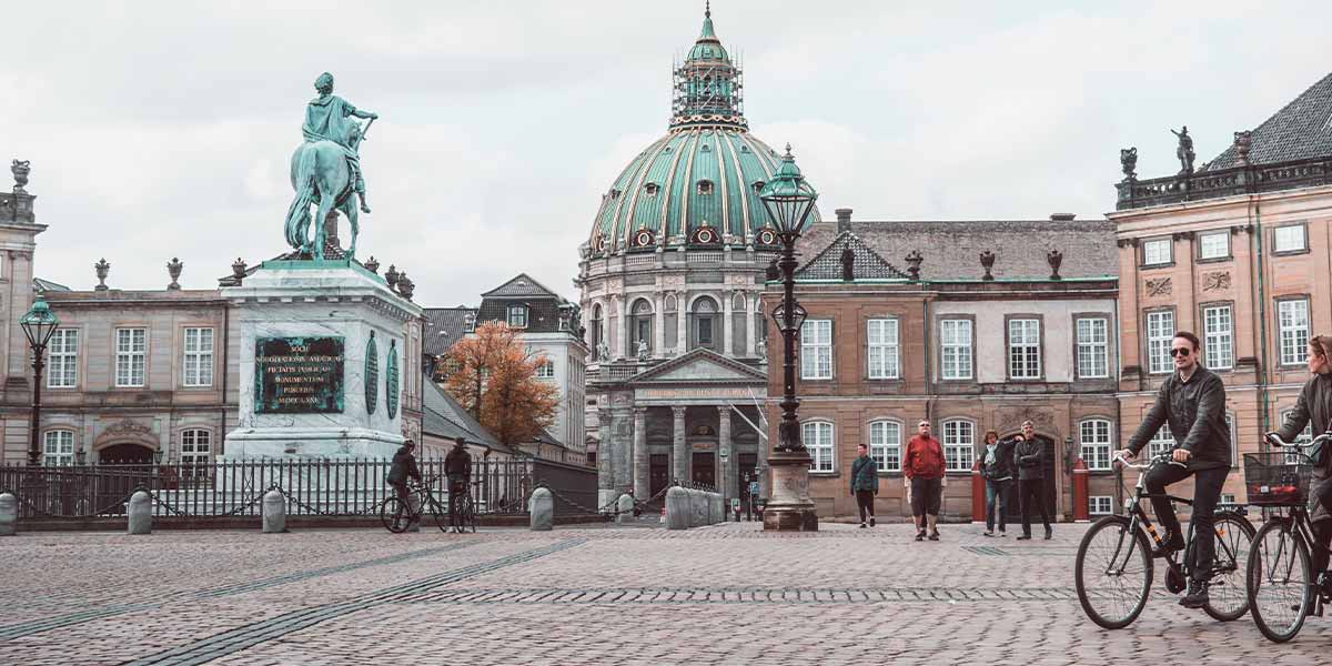 Amalienborg slott i København