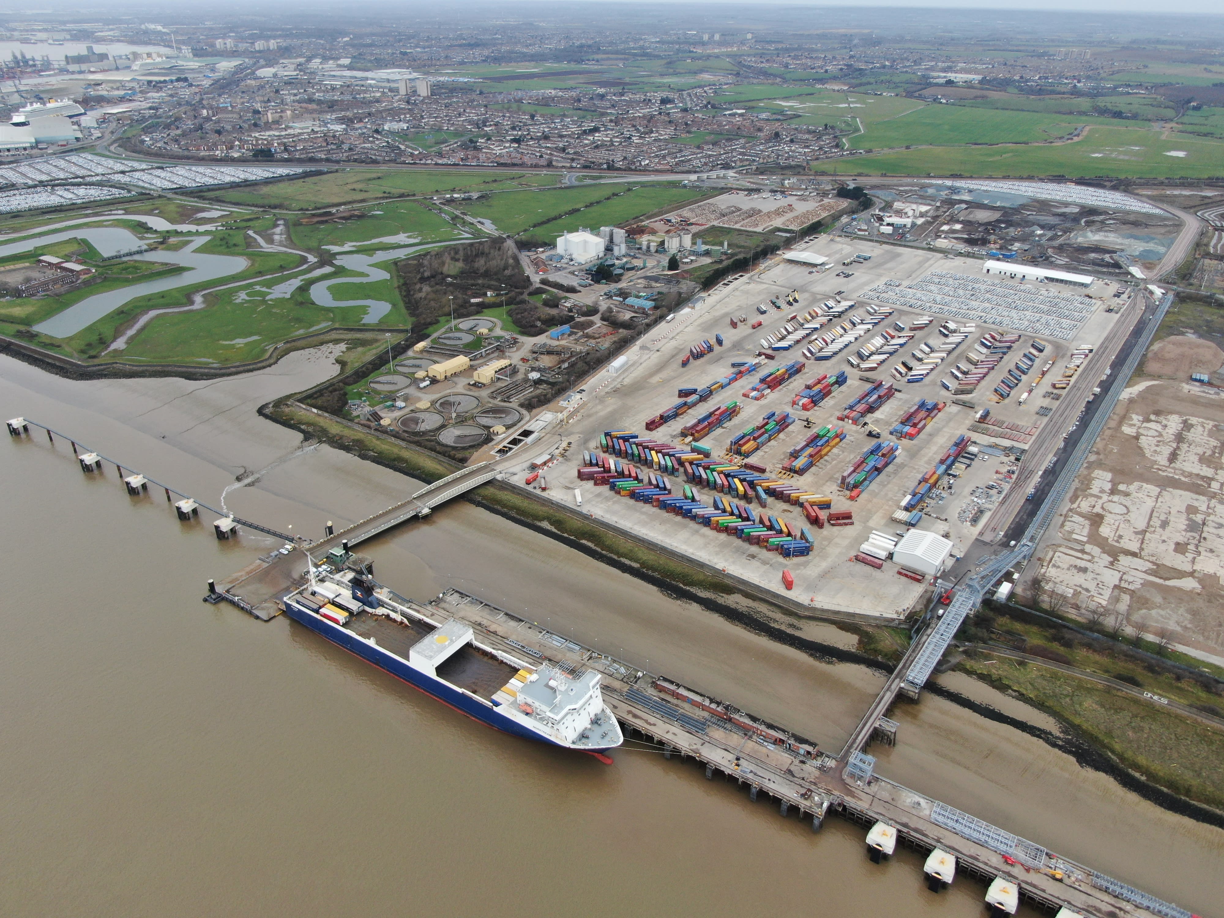 Tilbury UK port