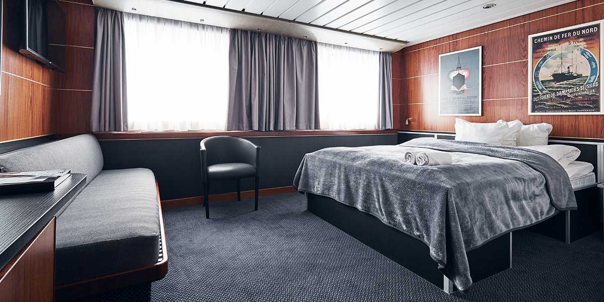 Commodore Deluxe Kabine an Bord von Newcastle nach Amsterdam