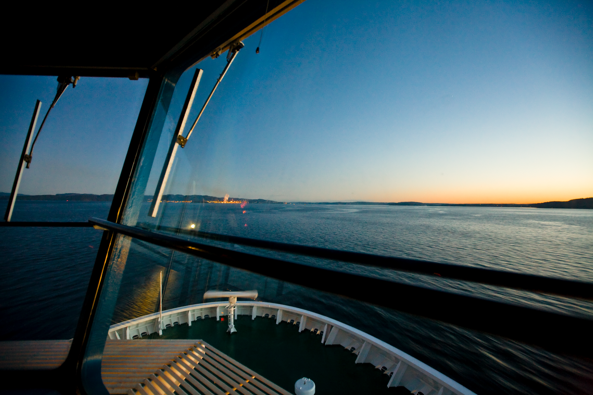 view from the captain's deck