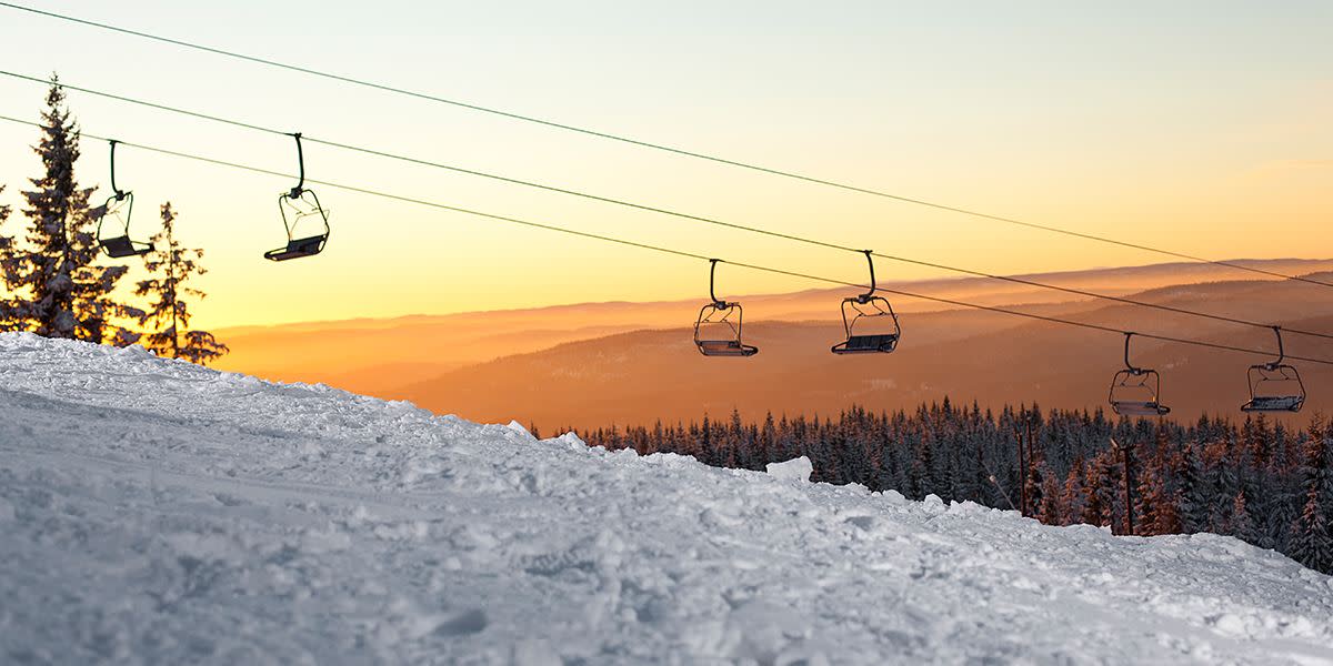 Oslo winter park - ski lift