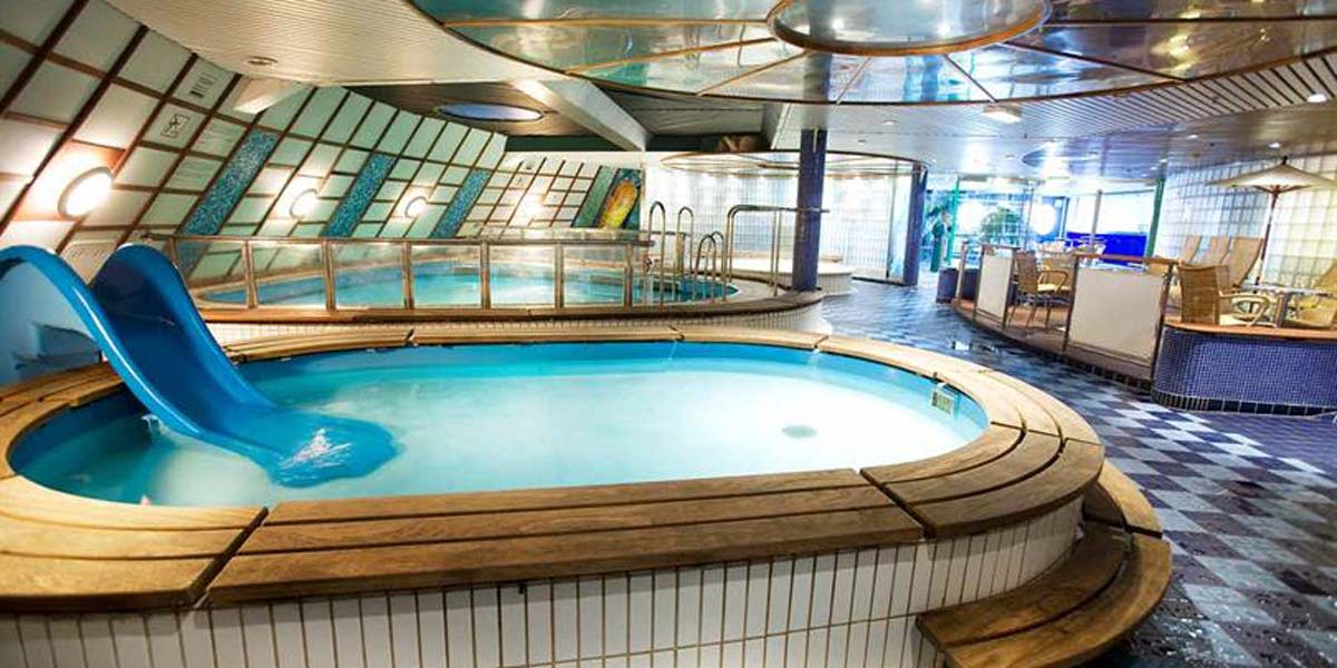 Bubble pool available at wellness zone onboard our DFDS ferry Bubble pool
