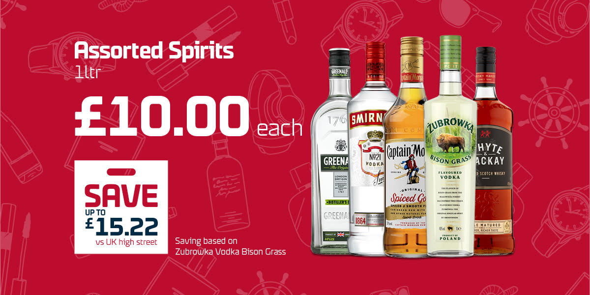 Port Shop - Assorted Spirits 10 each - SEPT 25   