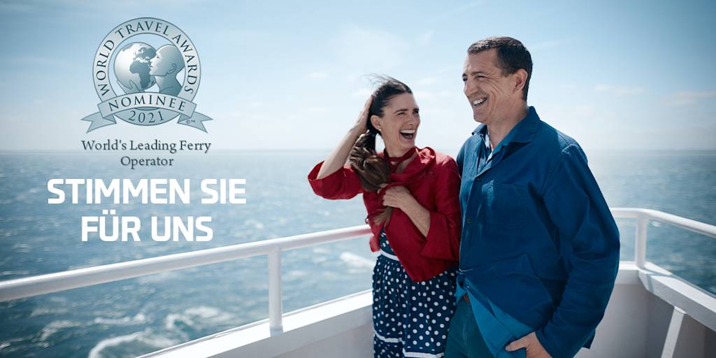 Vote for us - nominated as the World’s Leading Ferry Operator 2021 DE homebox