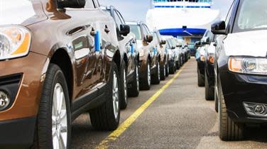 DFDS Logistics New automobiles being transported by ship