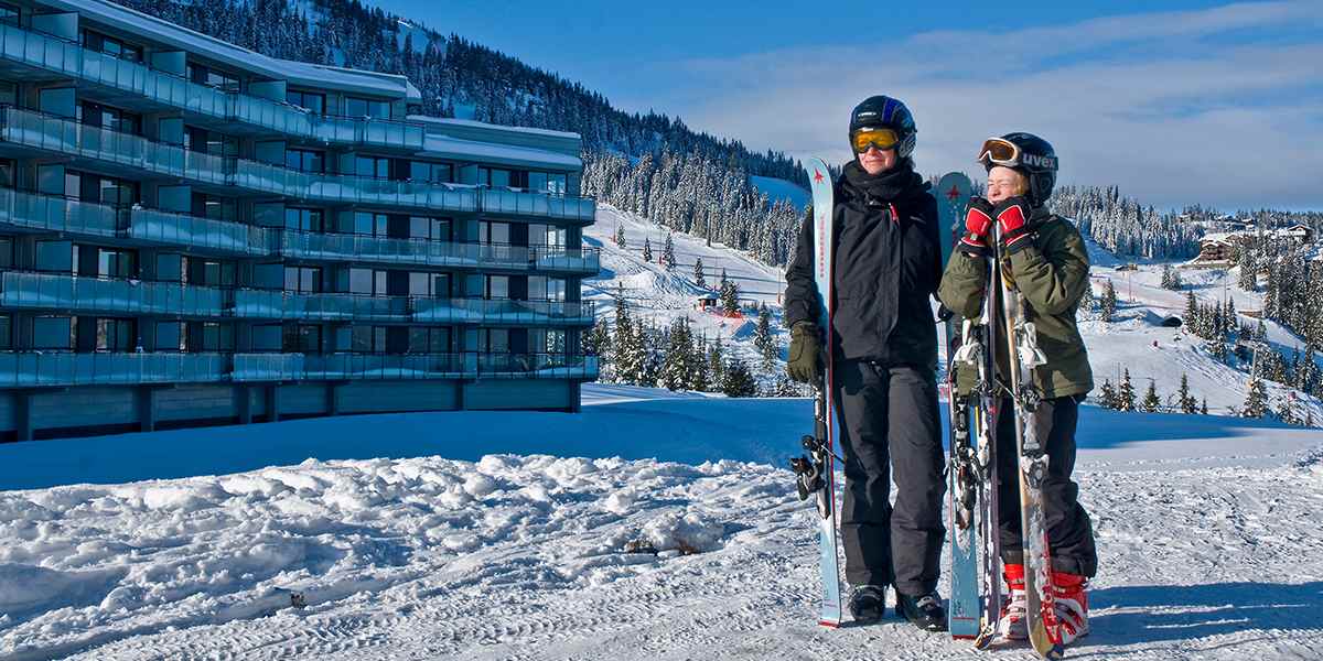 Ski-holiday in Norway - snow and sun