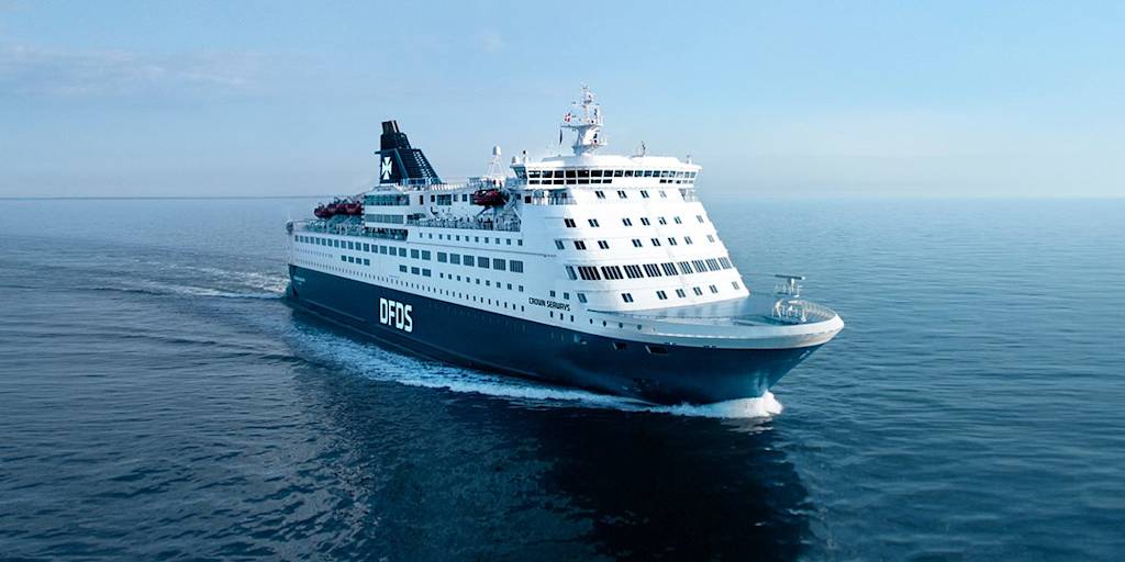 Crown Seaways på sjøen Crown Seaways på sjøen