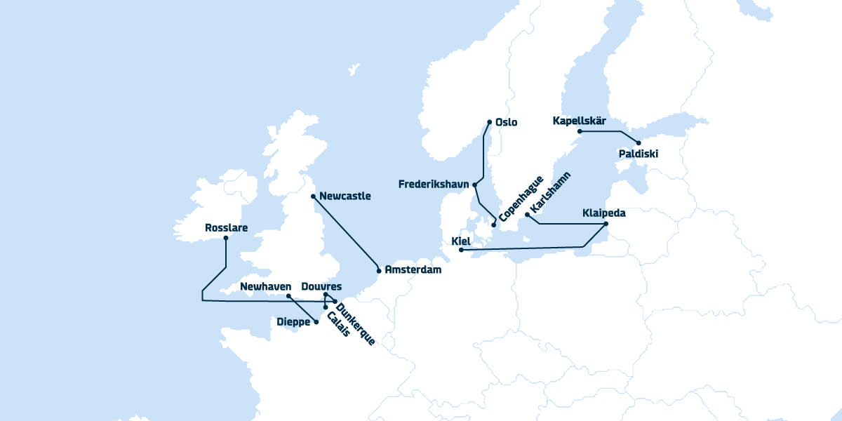 FR Passenger map all routes