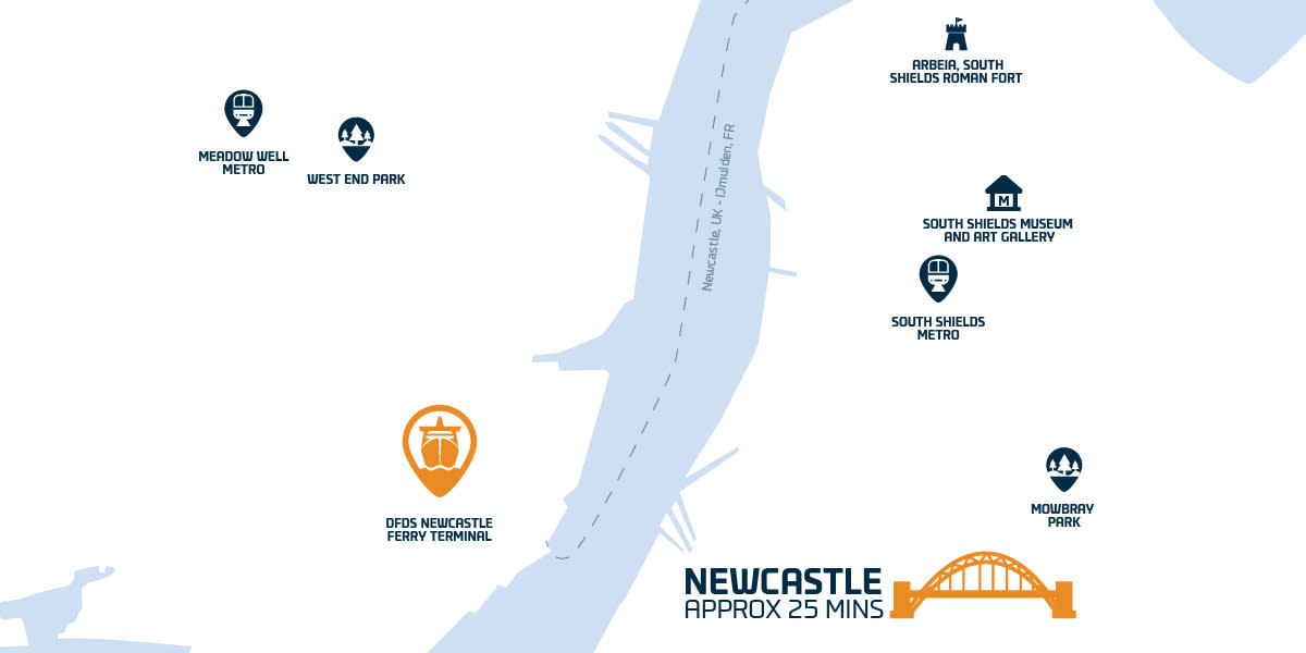 Terminal Map Newcastle