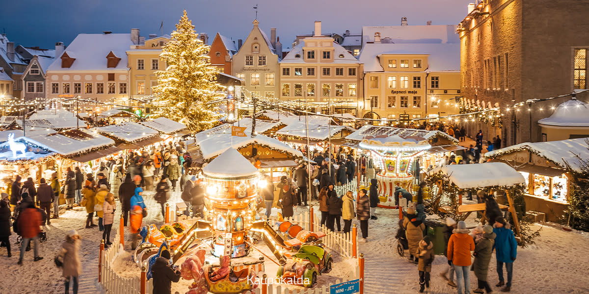 Market lights Tallinn