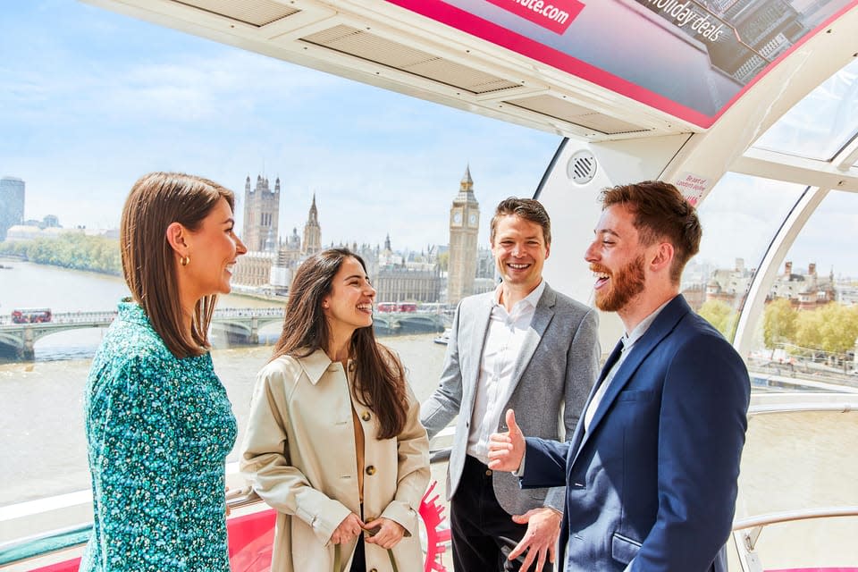 London Eye with friends