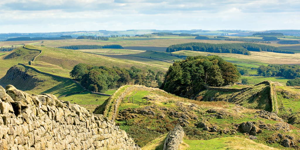 Hadrians wall Northumberland