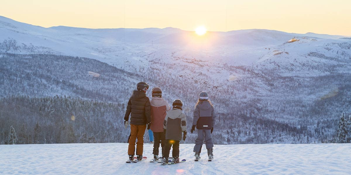 Solnedgang på Geilo, Norge - Photocredit: Paul Lockhart