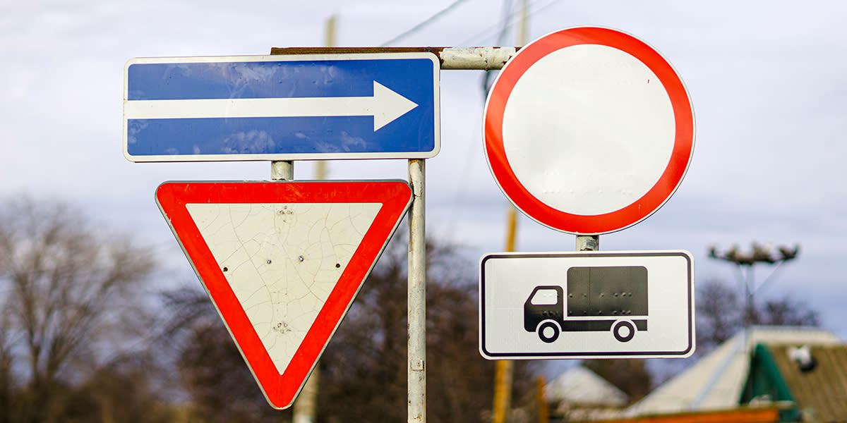 Belgian road signs