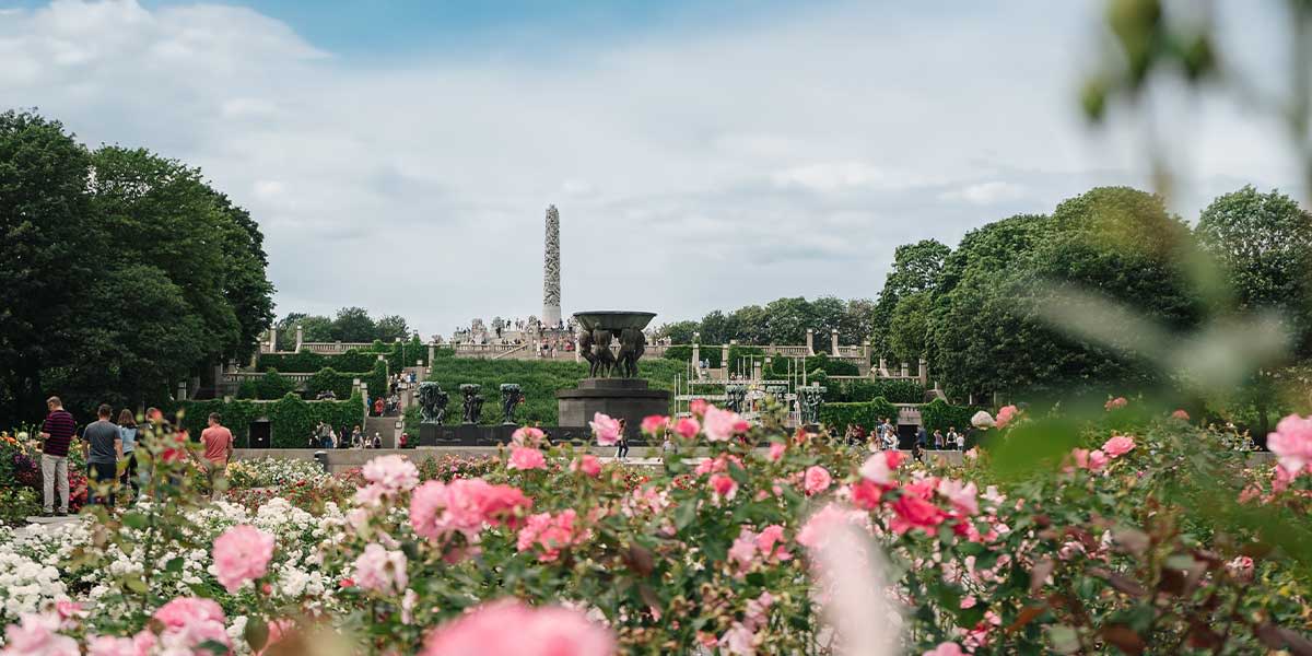 Grøn park Oslo 