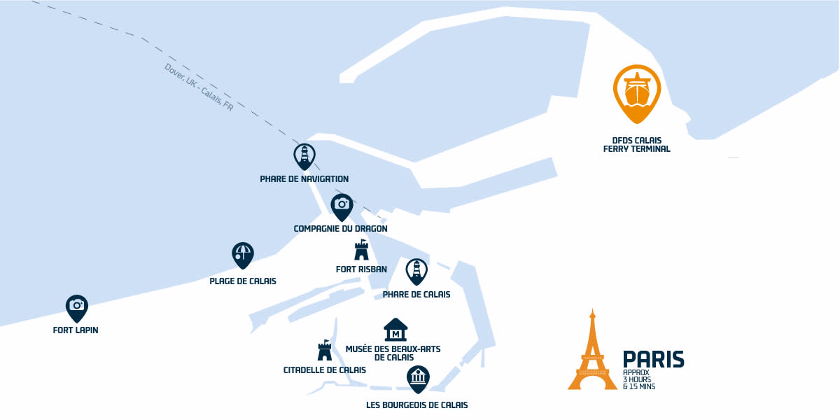 Terminal Map Calais