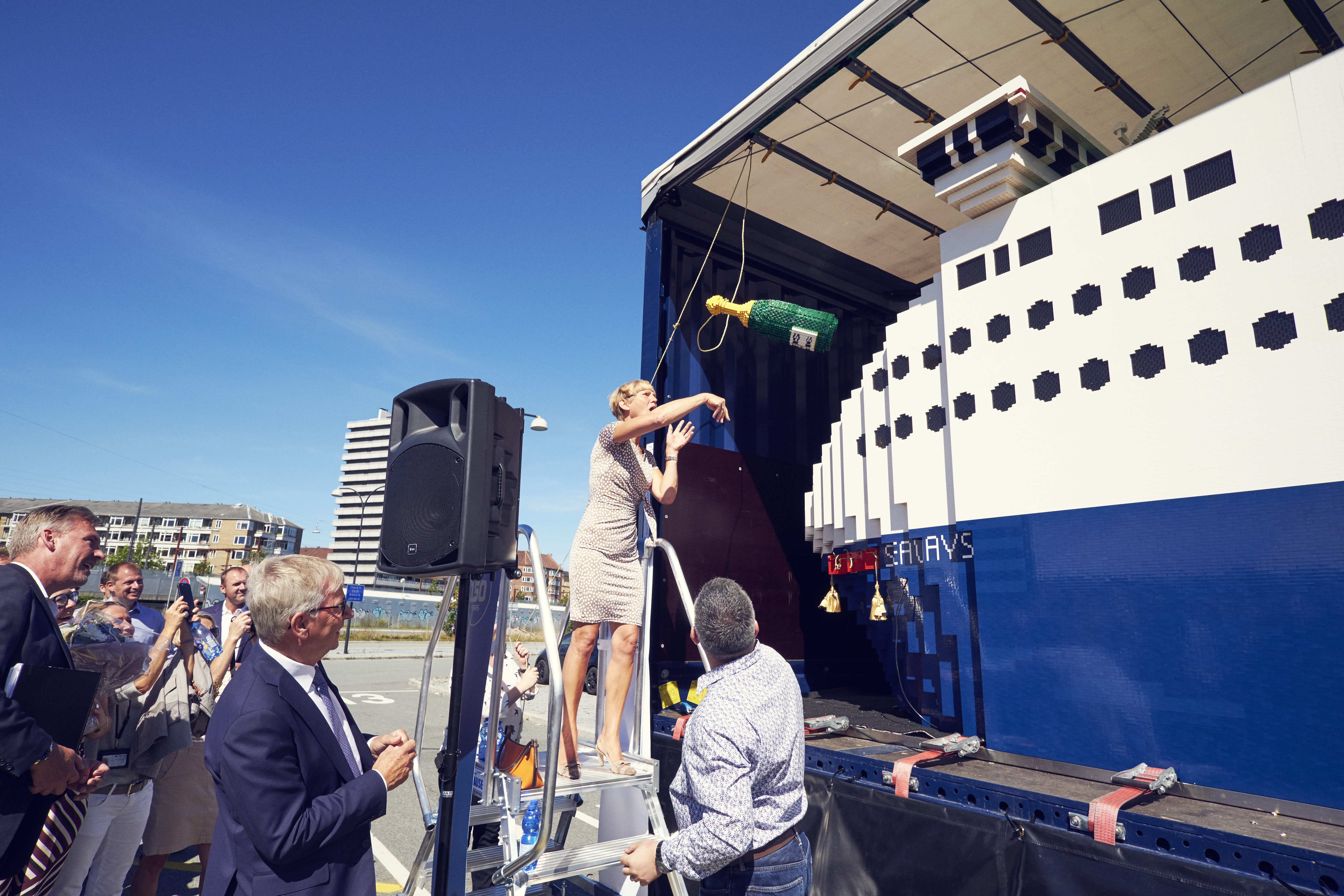 DFDS LEGO Ship 009 (T-126) 150, Jubilee launch