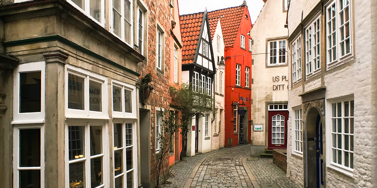 Cobbled street in Bremen