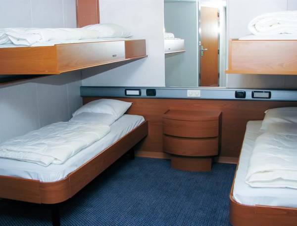 kahyt med 4 senge ombord Klaipeda-Kiel