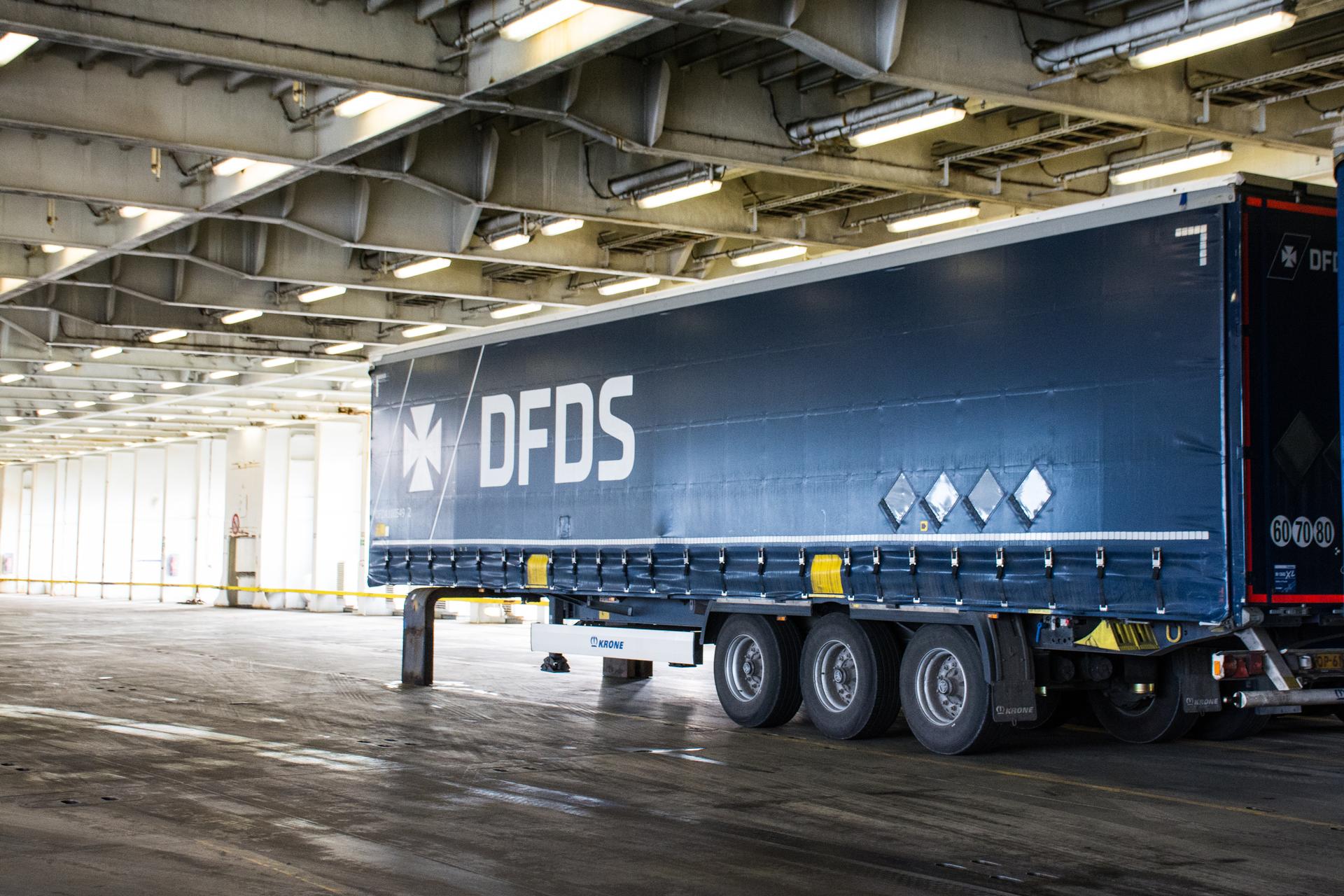 Arrival of 650 new trailers at DFDS Logistics